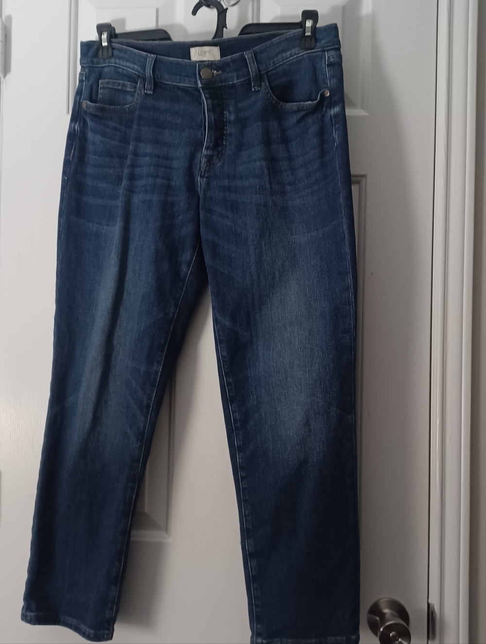 LOFT Outlet Jeans Boyfriend Fit Button Fly Sz 8